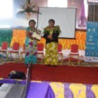 Ms Betty Carter Sukulu-Rasaku receiving her awards from DPS (Professional)