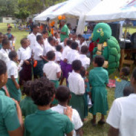 Vuli sharing financial tips with students of Kadavu